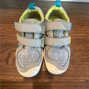 PLAE Gray and Blue Kids Sneakers